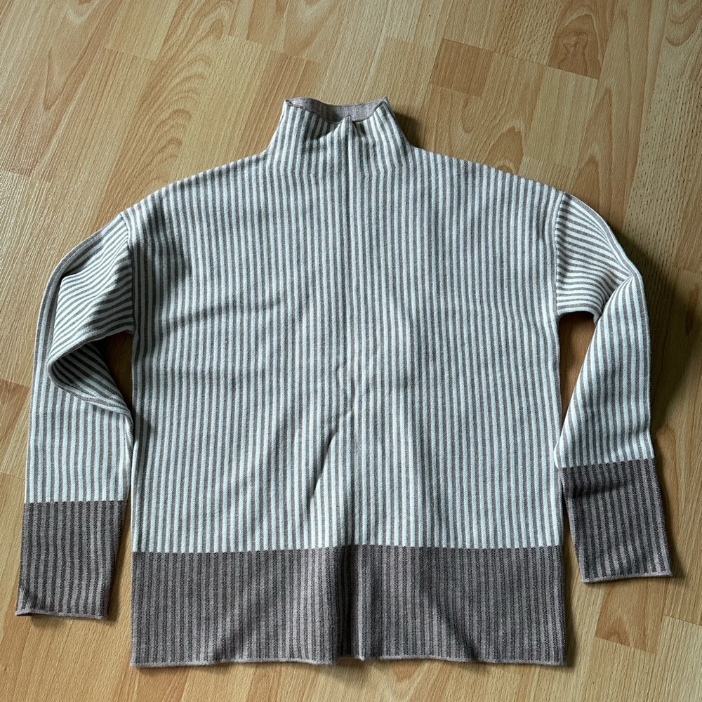 Rachel Zoe Striped Turtleneck Sweater